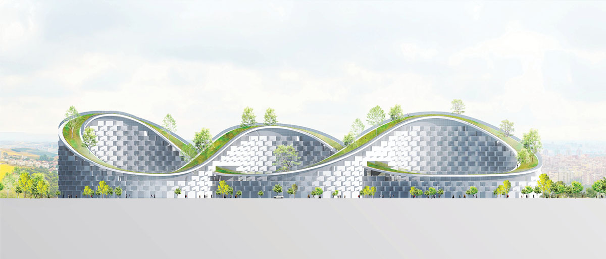 JDS Architects’ Istanbul Summits creates series of volumes integrating nature and living complexes