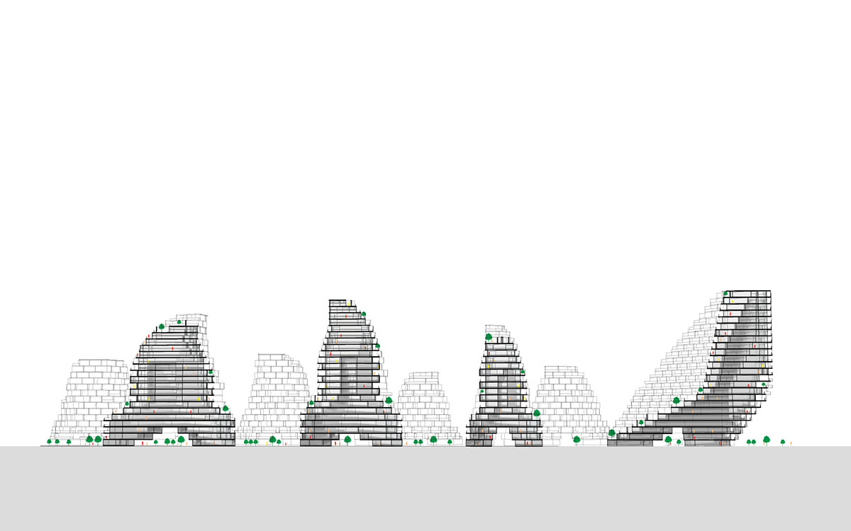 JDS Architects’ Istanbul Summits creates series of volumes integrating nature and living complexes