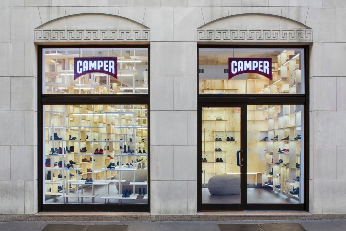 Camper Monte Napoleone by Kengo Kuma and Associates