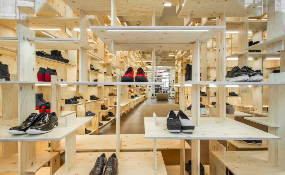 Camper Monte Napoleone by Kengo Kuma and Associates