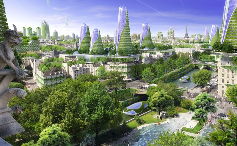 Paris Smart City For 2050 by Vincent Callebaut Architectures