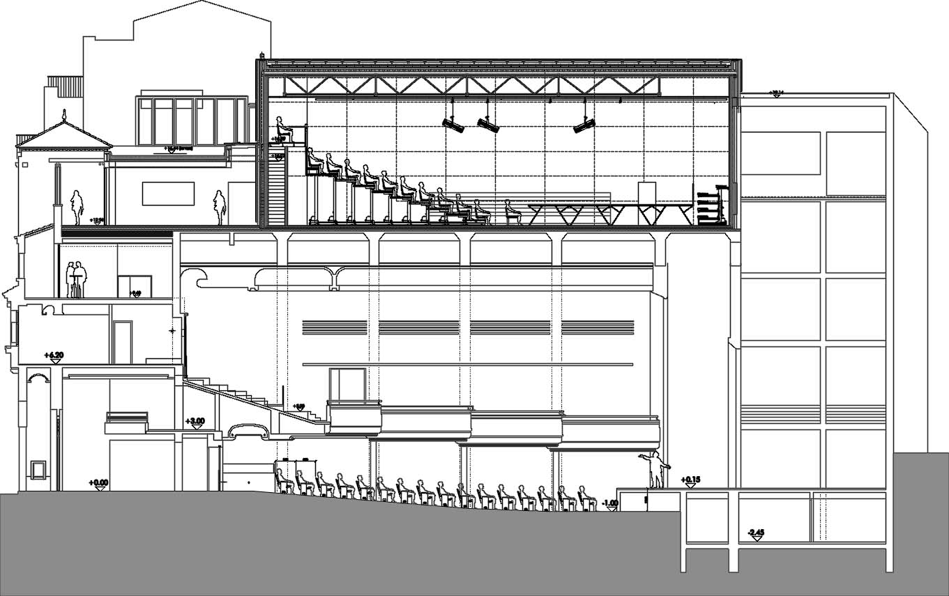 Refurbishment of the Teatro Gongora in Cordoba and design of a Multipurpose Box, by Rafael de La-Hoz