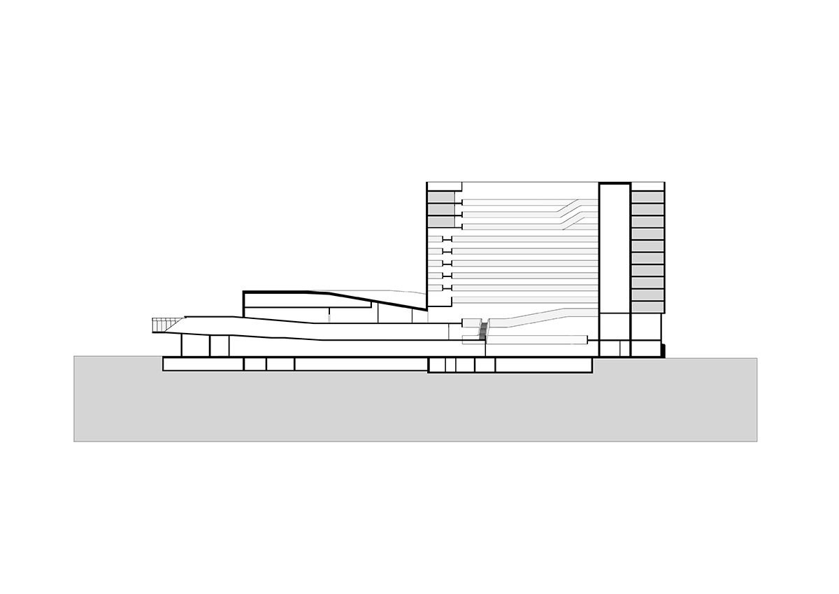 Mecanoo completed its new curvaceous building Hilton Amsterdam Airport Schiphol