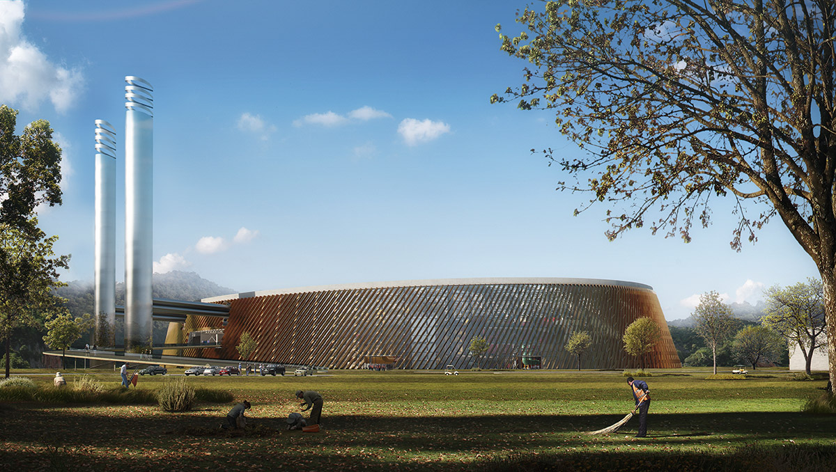 Schmidt Hammer Lassen Architects will design the largest waste-to-energy plant of the world in China