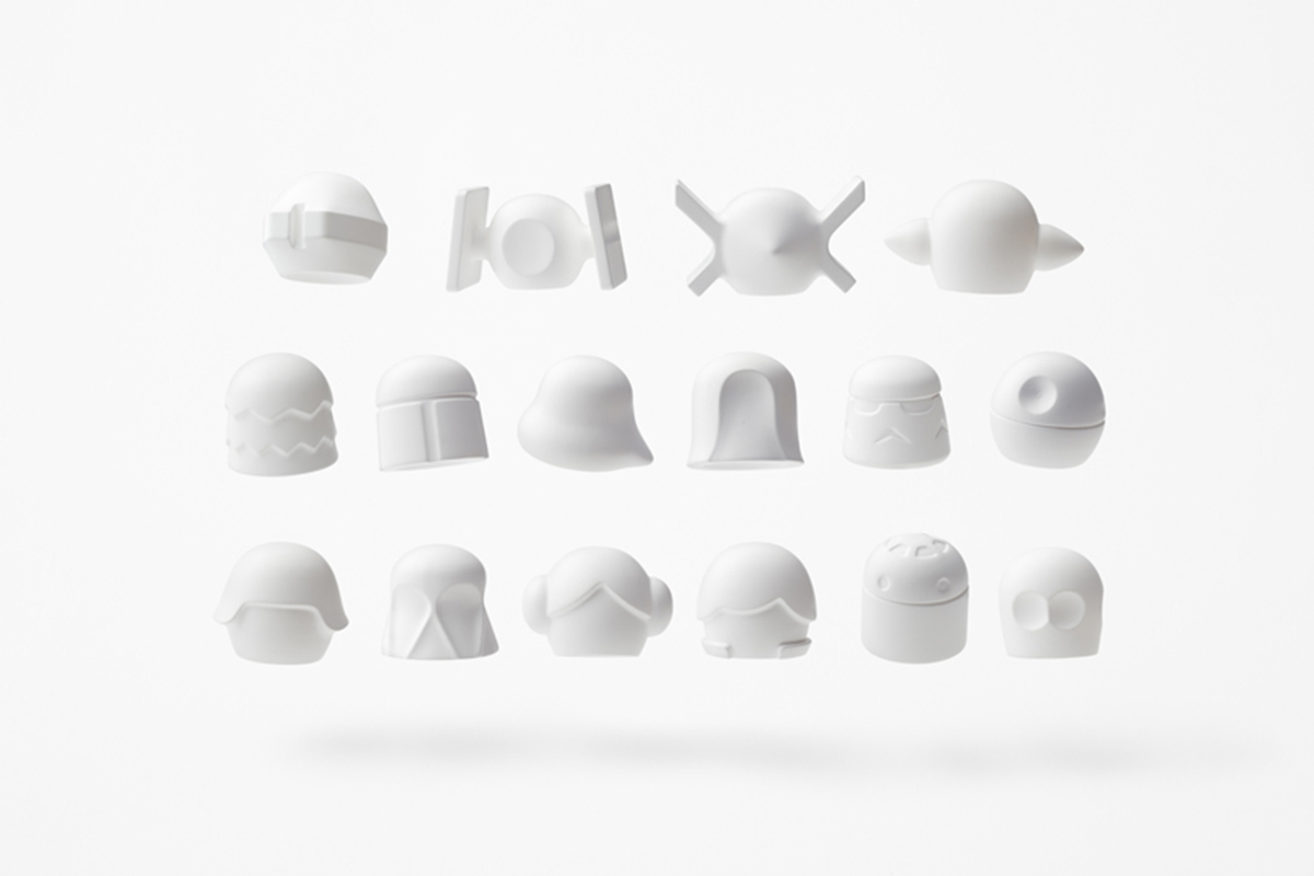 Nendo designed 3D-miniatures of Stars Wars