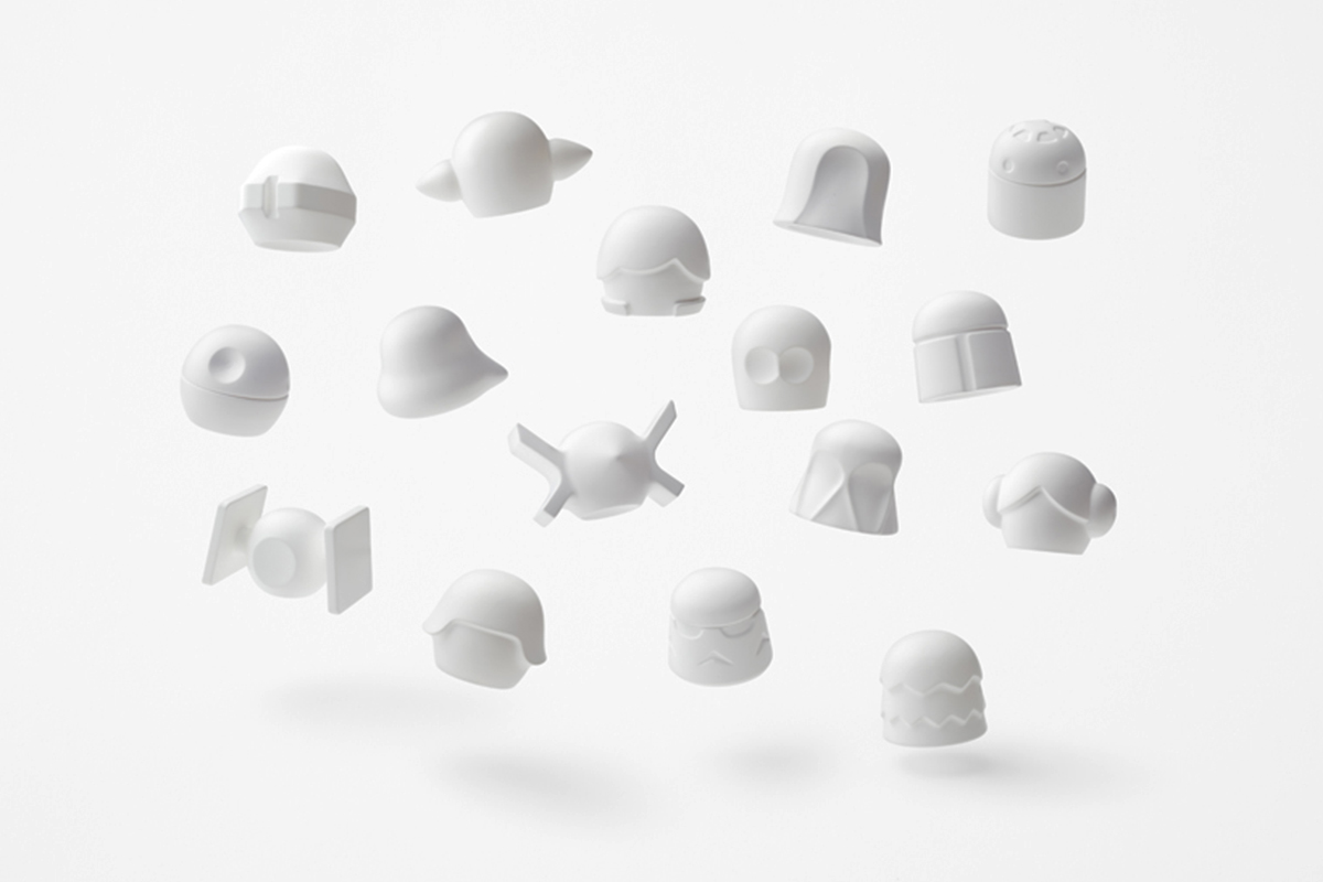 Nendo designed 3D-miniatures of Stars Wars