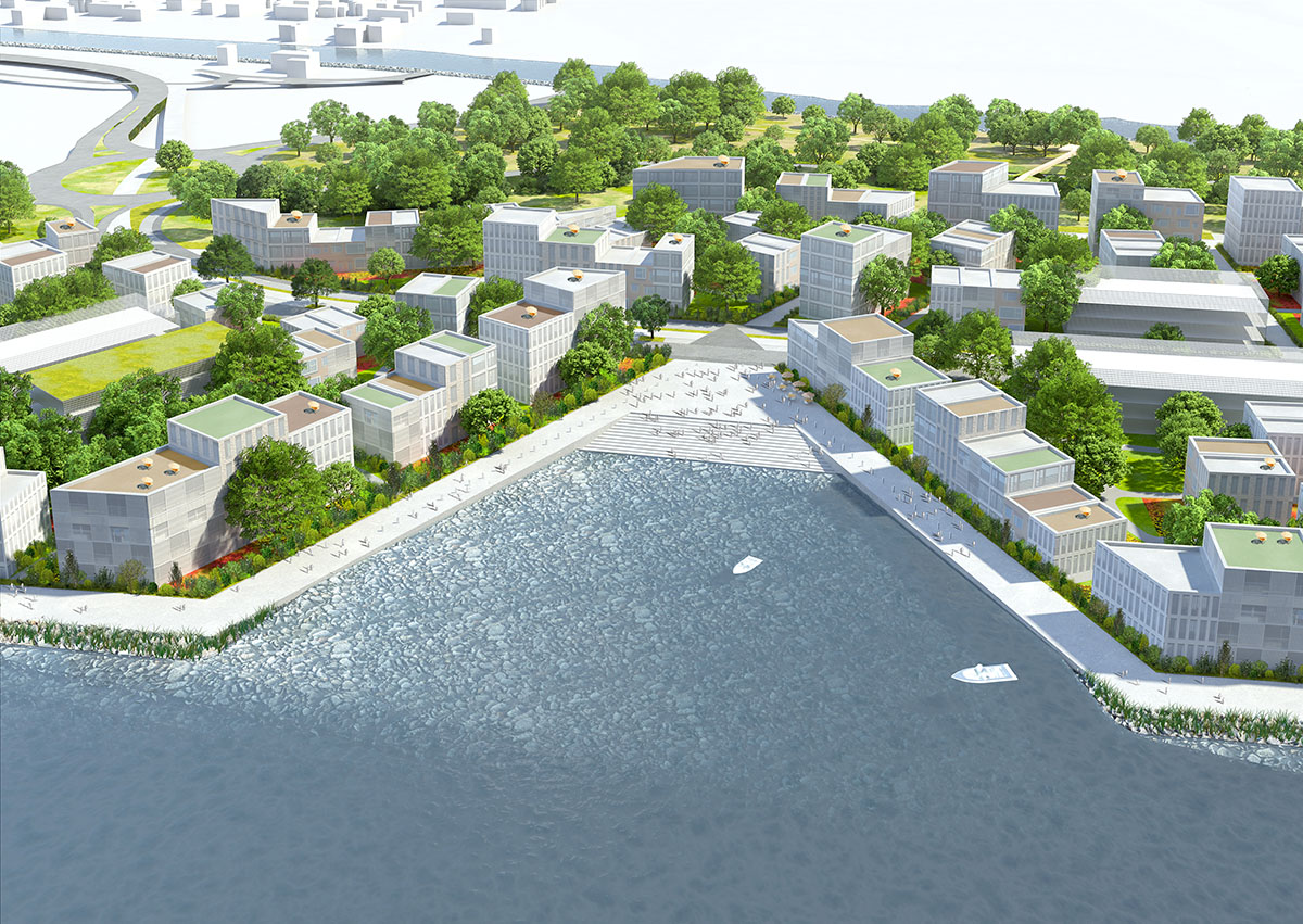 MVRDV unveils La Grande Mosaïque urban plan in Normandy