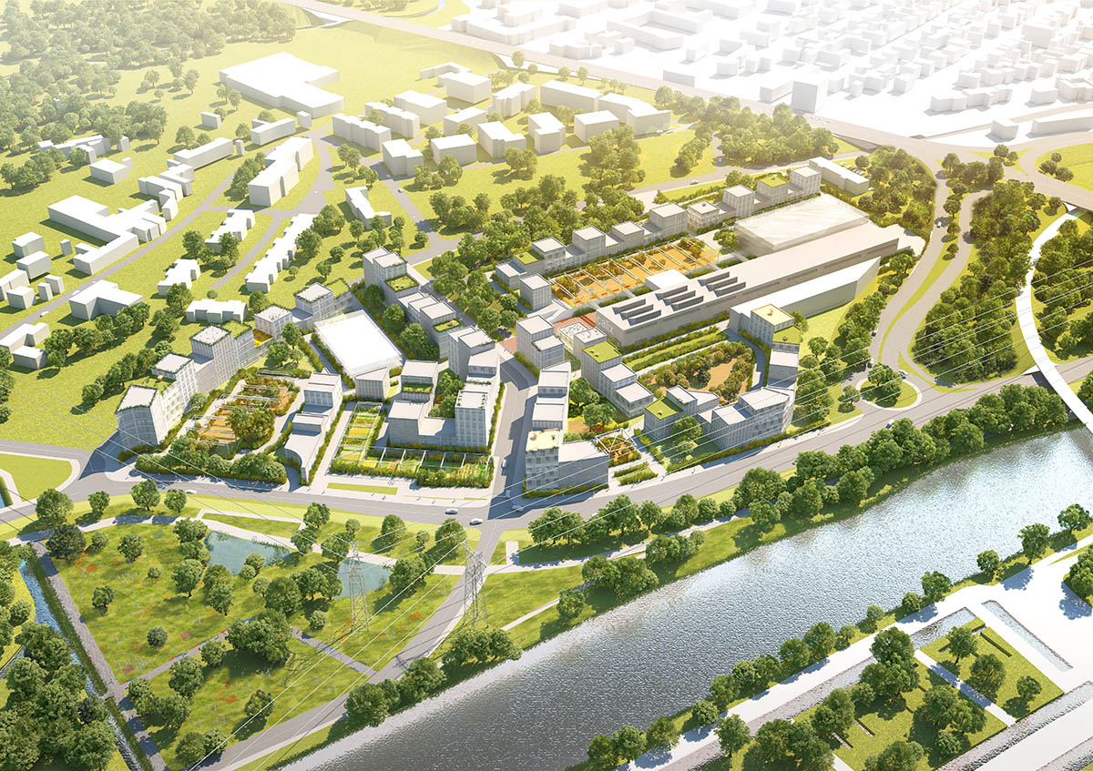 MVRDV unveils La Grande Mosaïque urban plan in Normandy