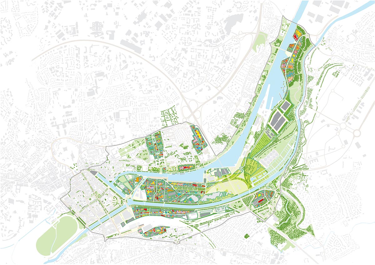 MVRDV unveils La Grande Mosaïque urban plan in Normandy