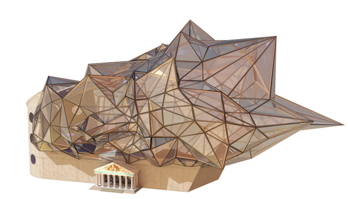 DiMoDA, a digital museum in the machine that transforms art into architecture