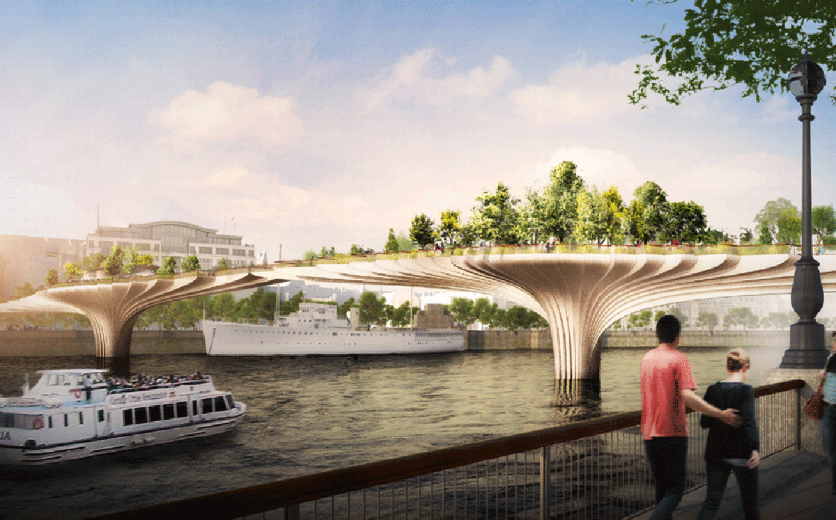 London Garden Bridge is approved with the new funding deal