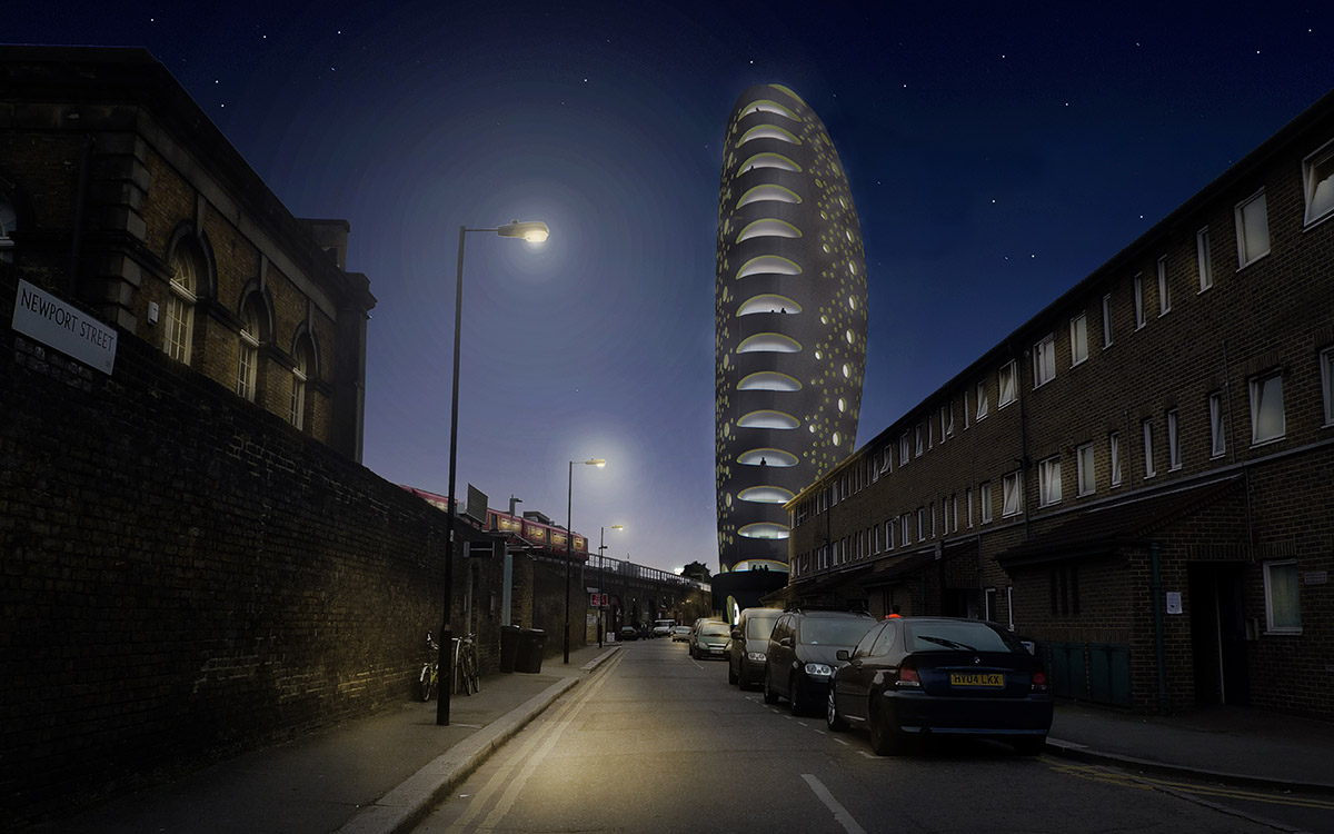 Will Alsop proposes a new icon for South London&rsquo;s Up-And-Coming Newport Street
