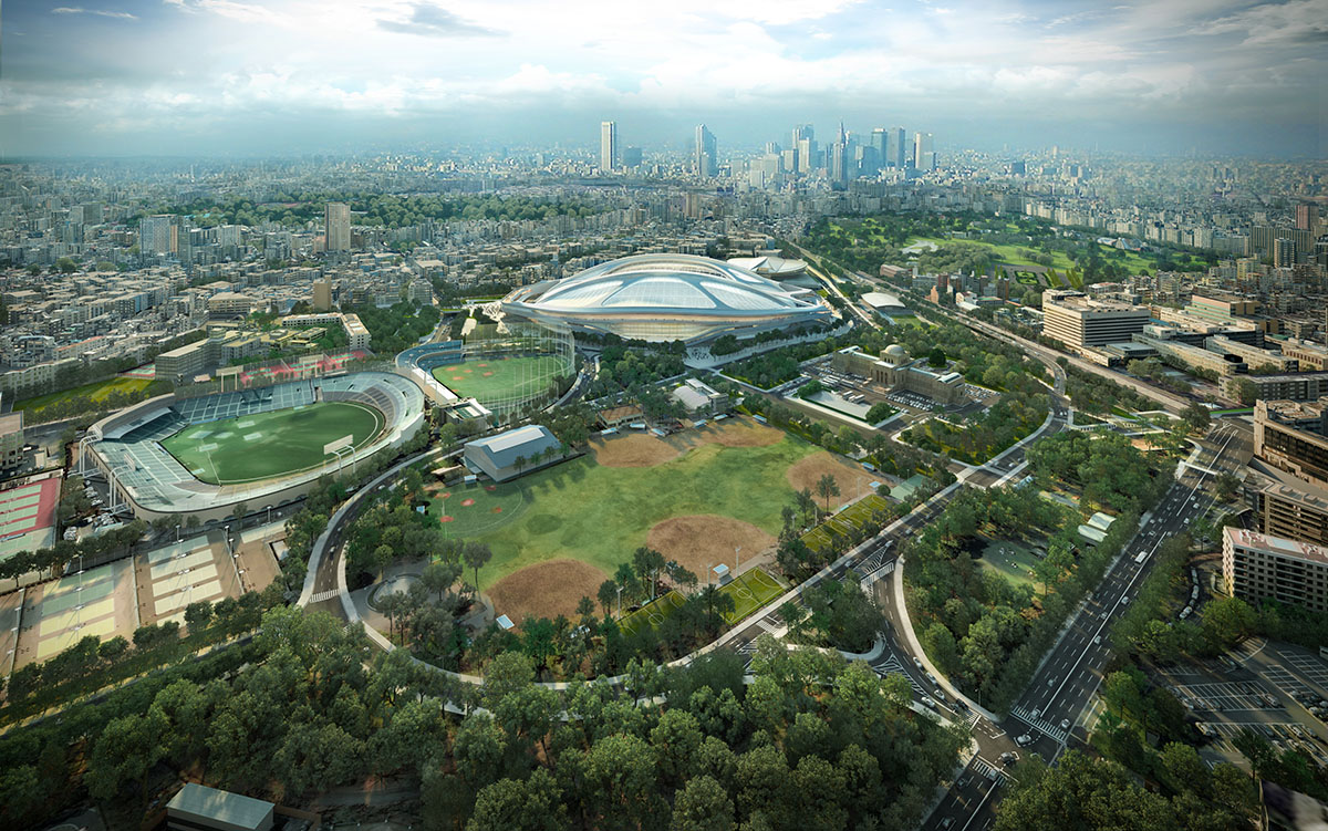 Zaha Hadid reveals New Explanatory Report and Video Presentation About New National Stadium