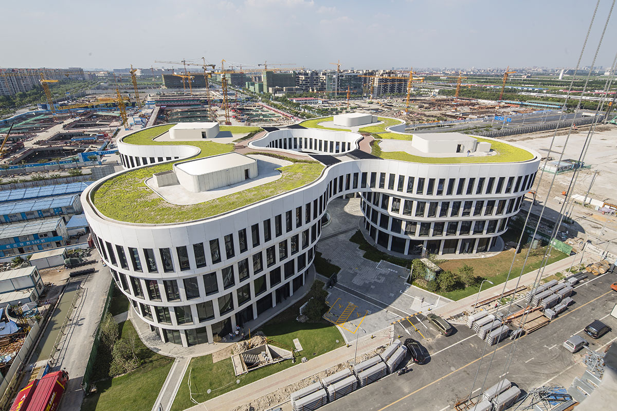 MVRDV Completes First Phase of Business Park at Shanghai Hongqiao Airport
