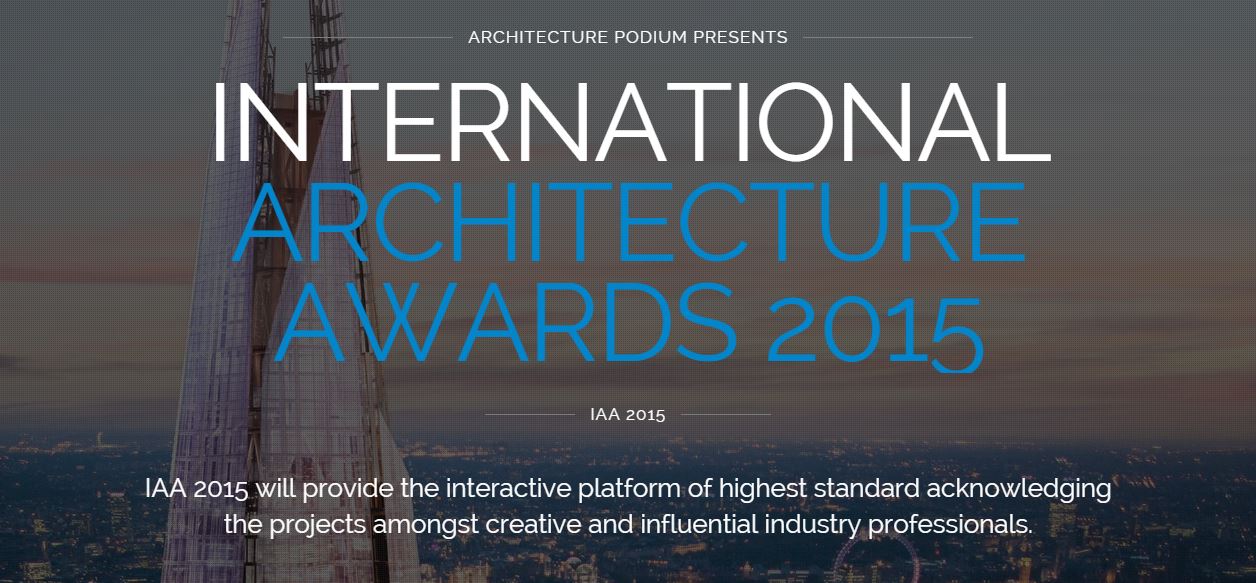 International Architecture Awards 2015