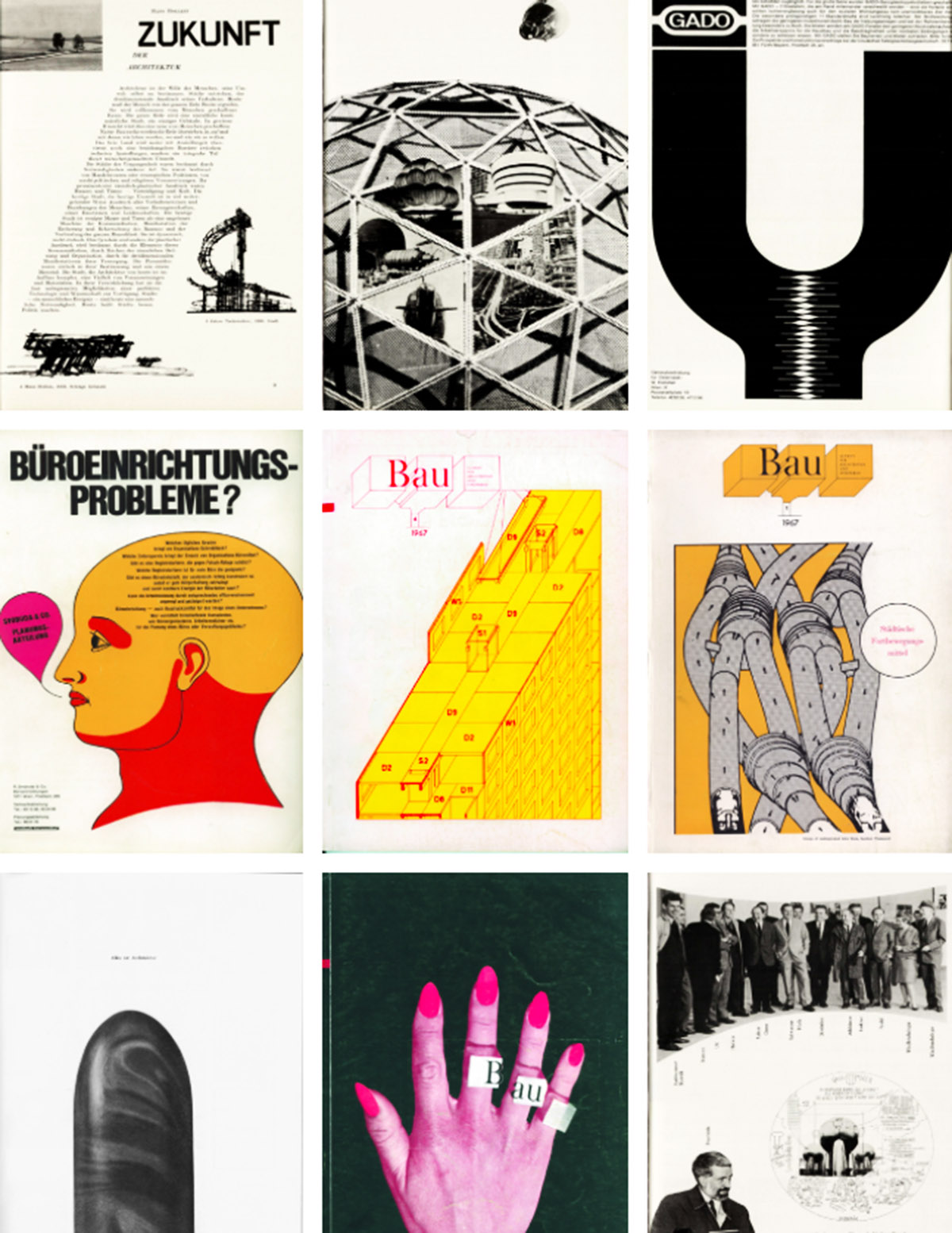 Celebrating the heyday of Bau: Bau Magazine from the 60s and 70s