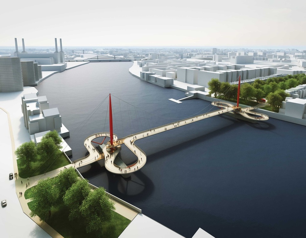 Shortlist unveiled for Nine Elms to Pimlico bridge competition