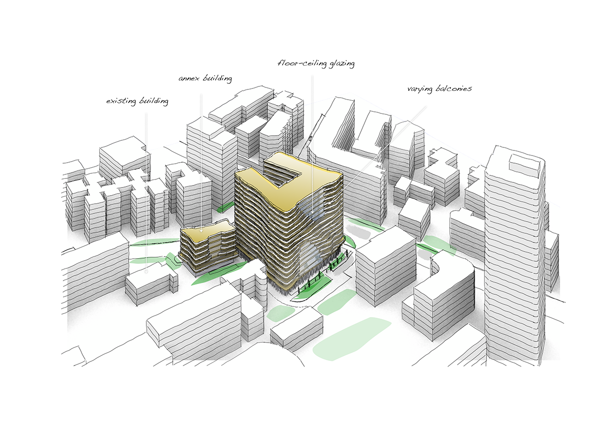 Next Realizes Apartment Complex In The Shape Of Shouxi Stone