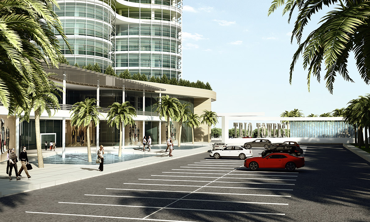 A new circular mixed-used towers will rise in Arbil designed by 4M Architecture