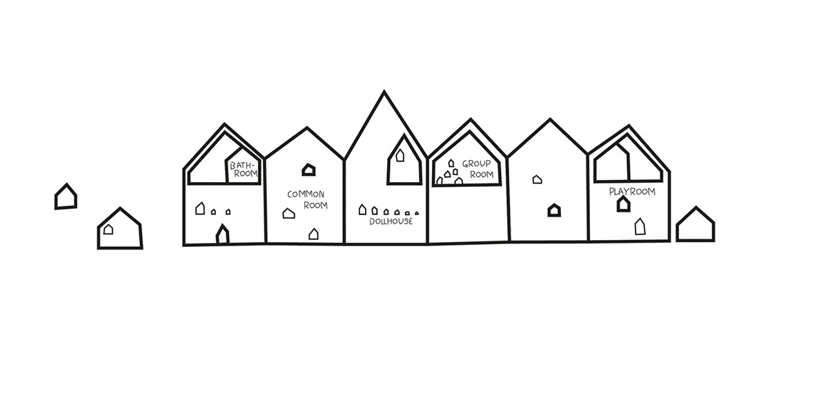 Frederiksvej Kindergarten is a warmly ’new playful village’ for children designed by COBE