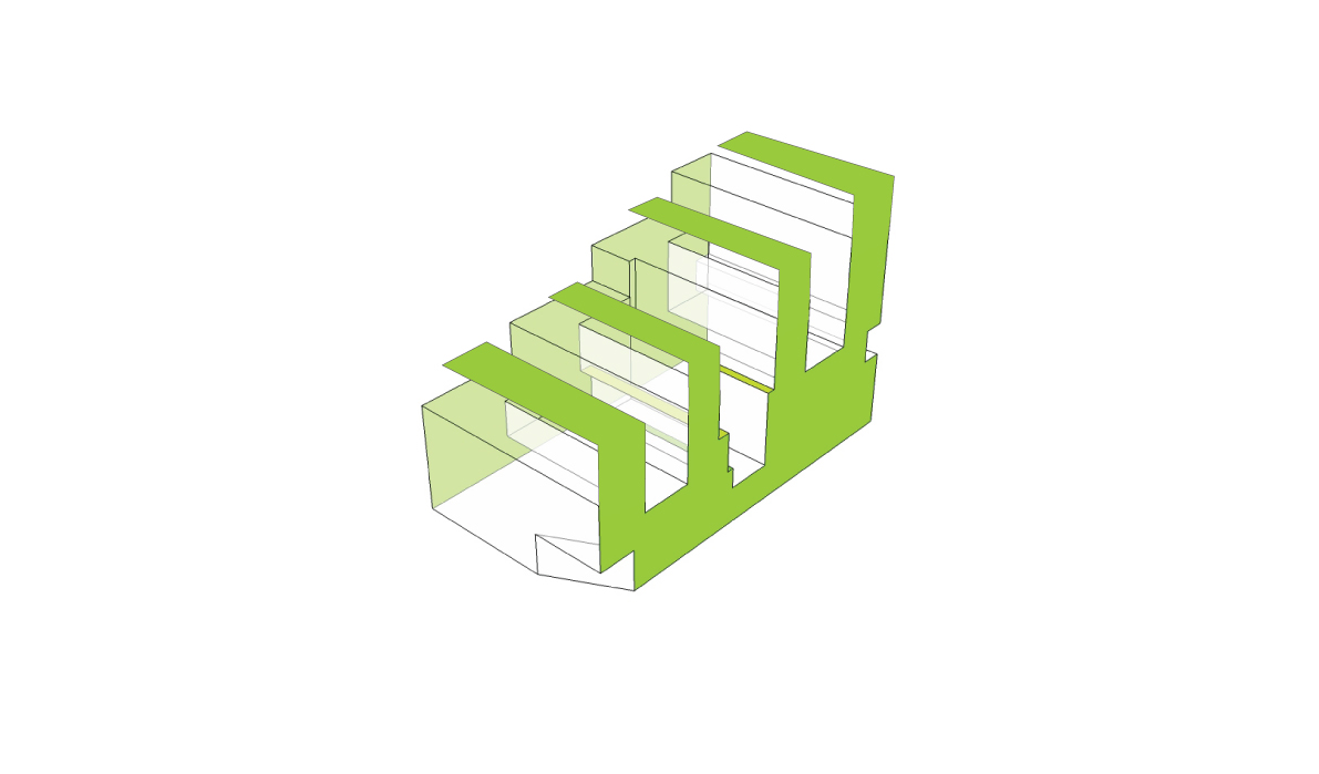 The Happiness Foundation shows elegancy of concrete in its own environment by The_System Lab