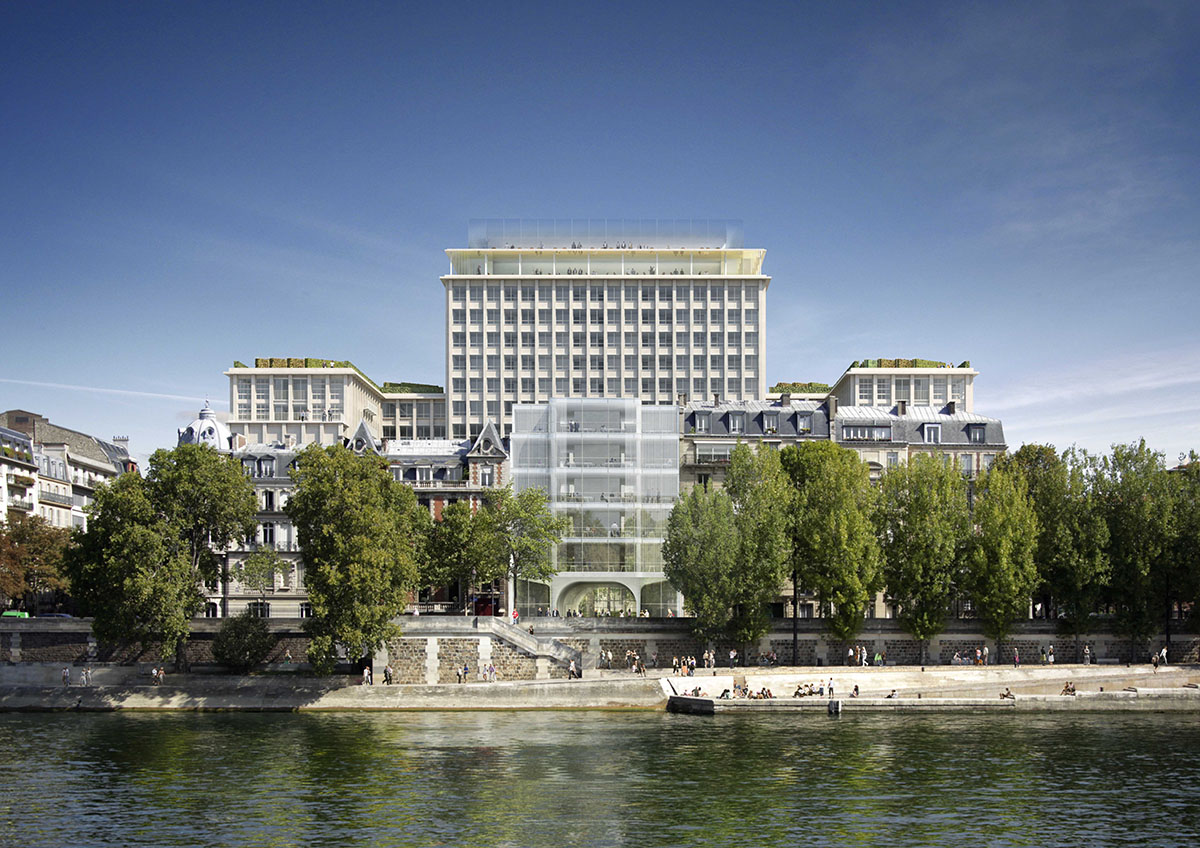 David Chipperfield and Sou Fujimoto Architects are among winning designs to ’reinvent’ Paris