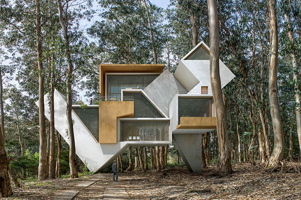 Dionisio González designs new sustainable architecture series that are complex in their layers