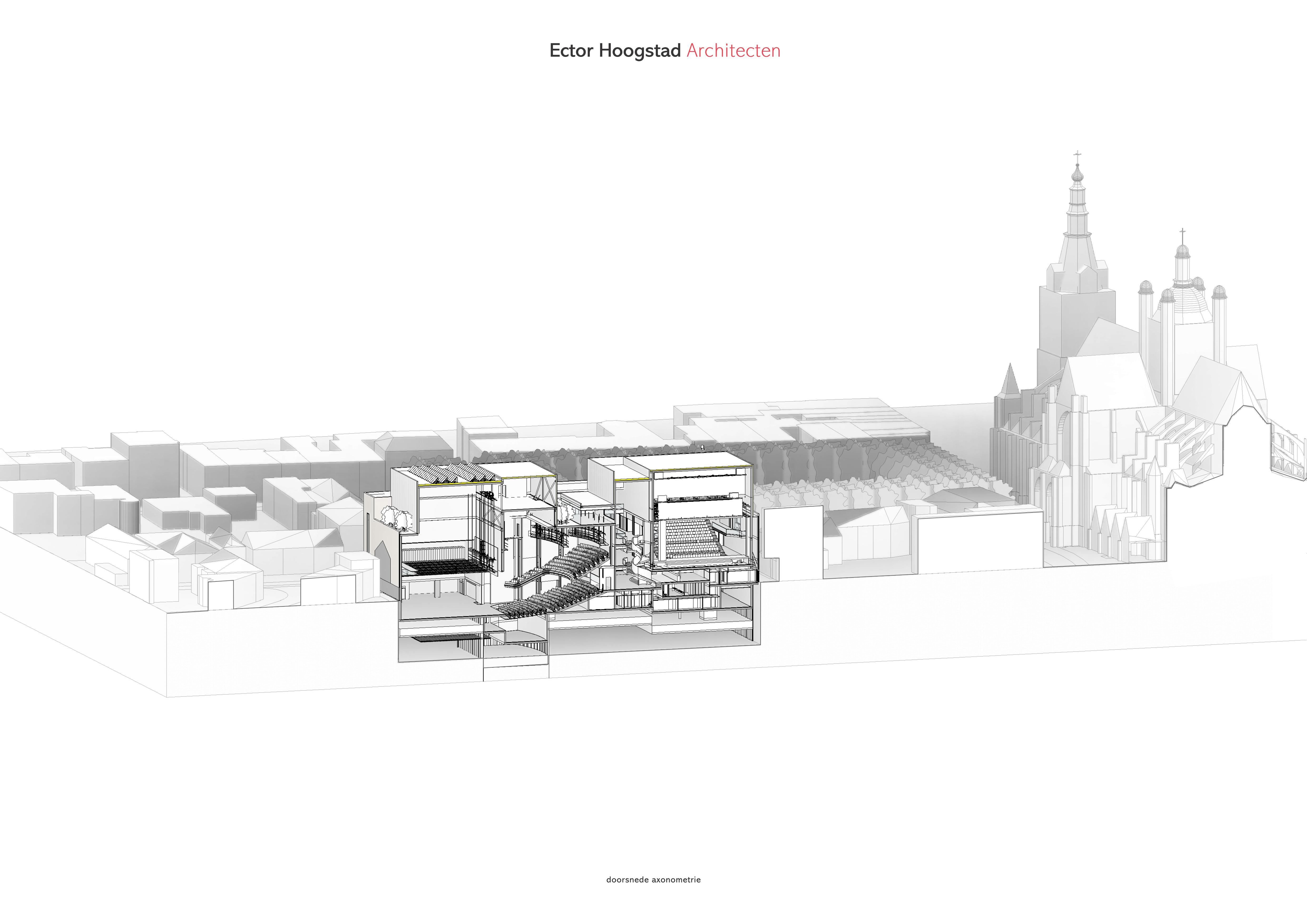 UNStudio&EHA are two finalists of ’’New Theater aan de Parade’’ in s-Hertogenbosch