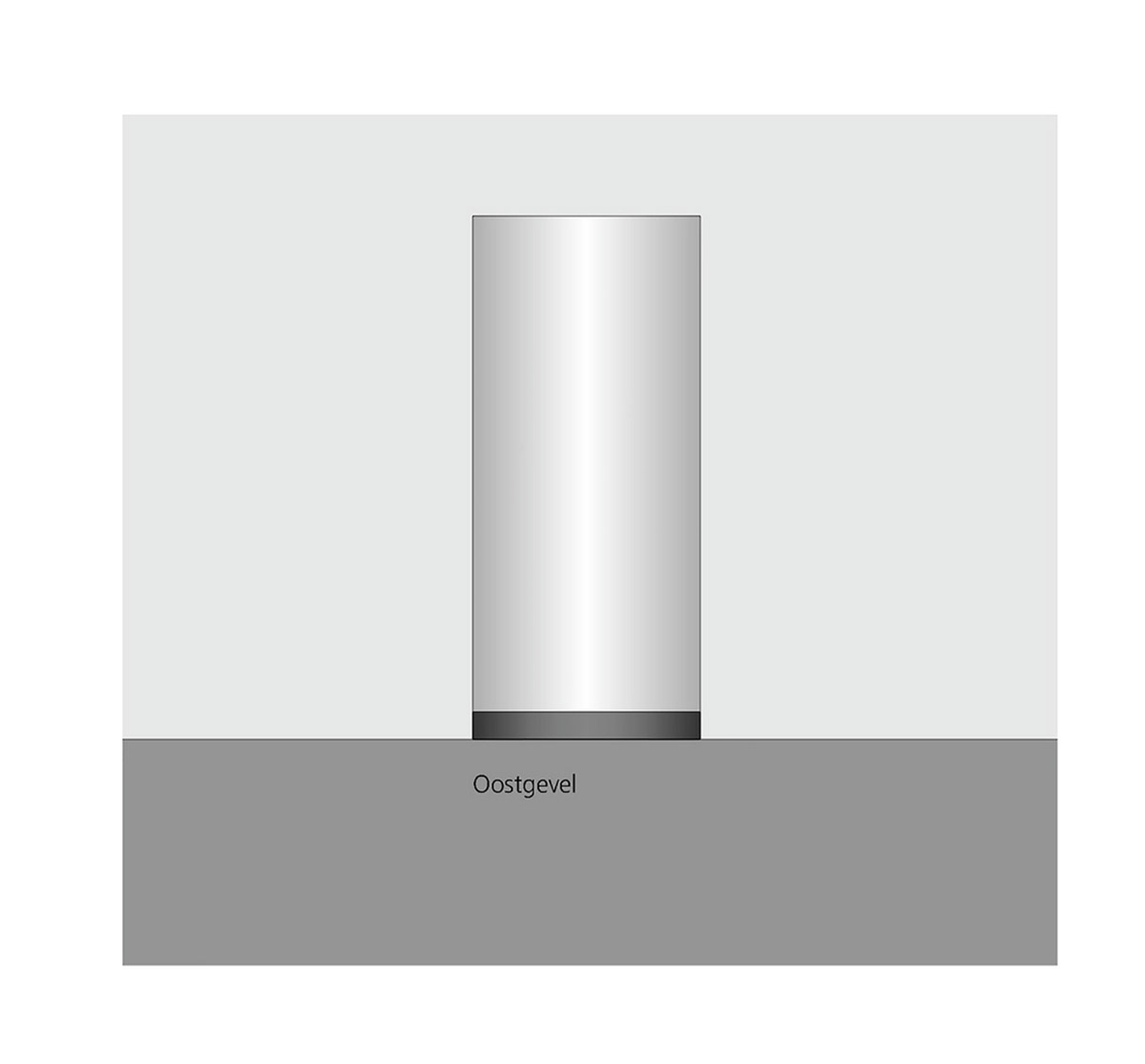 This white bus drivers building cares about drivers’ privacy installed at Amsterdam Central