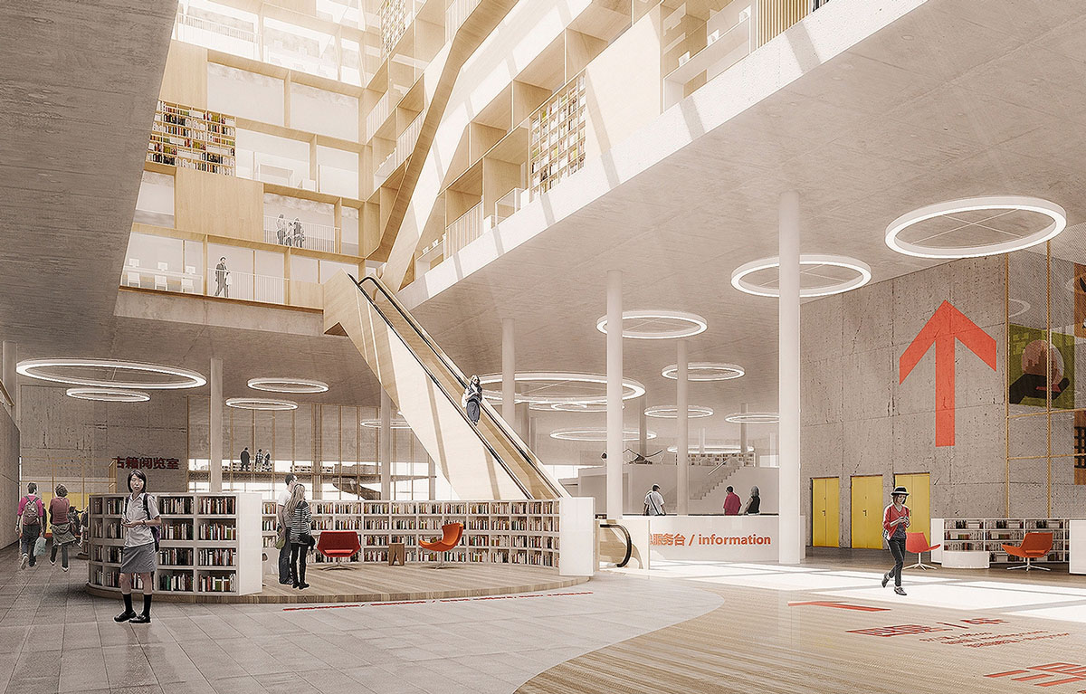 Schmidt Hammer Lassen Architects breaks ground for the studio’s first library in China