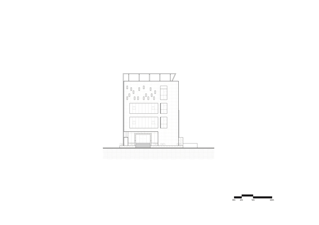 The Happiness Foundation shows elegancy of concrete in its own environment by The_System Lab