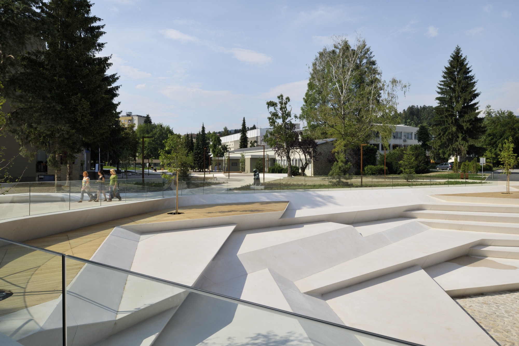 ENOTA completed Promenada in Velenje City Center Pedestrian Zone