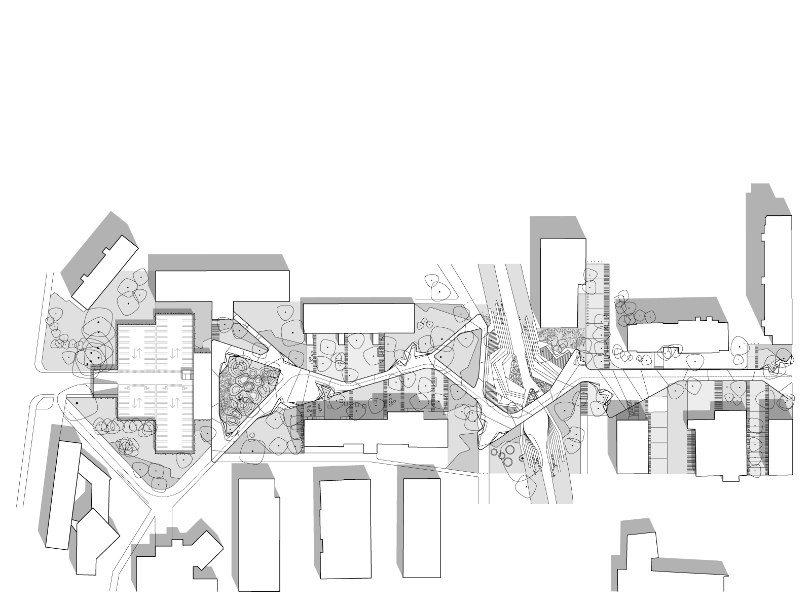 ENOTA completed Promenada in Velenje City Center Pedestrian Zone