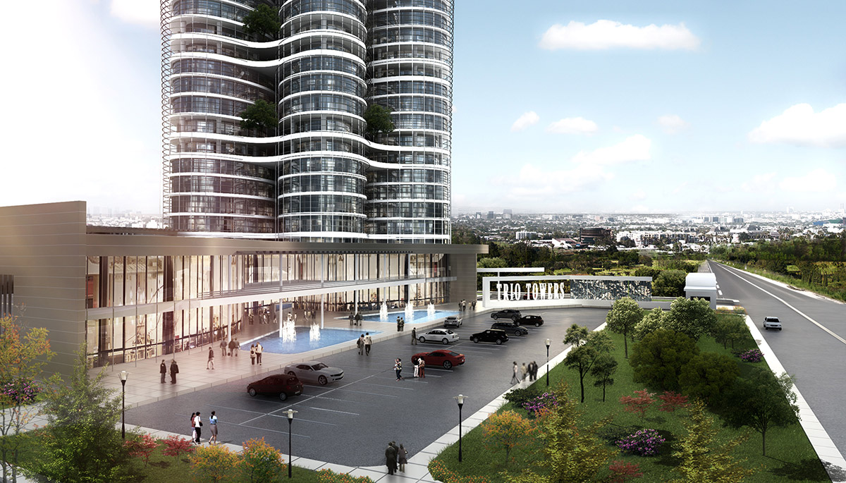 A new circular mixed-used towers will rise in Arbil designed by 4M Architecture