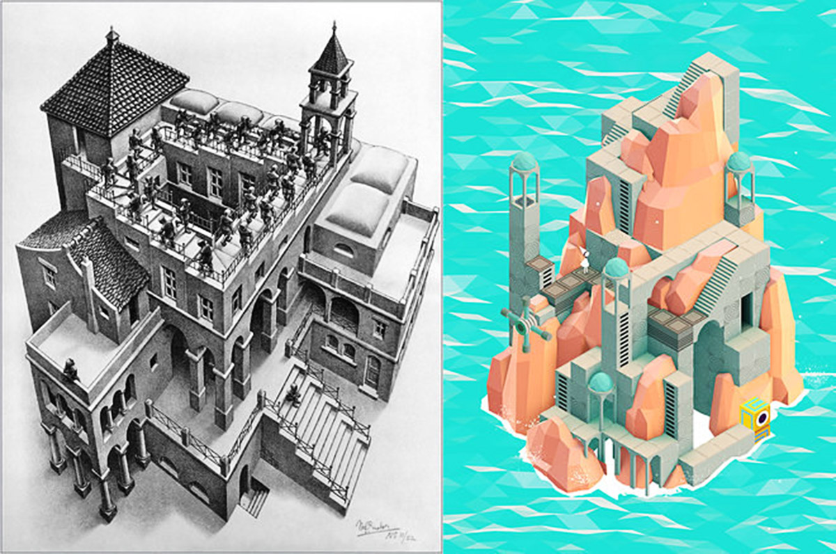 Minimalism or Game: Discover the real-world architecture in Monument Valley