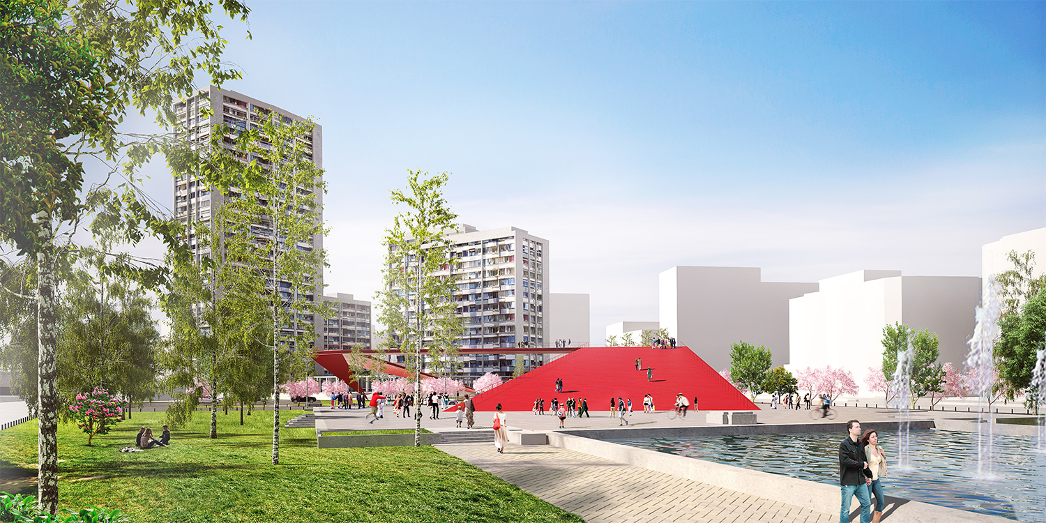 Contest For Architecture Concept Design Of A Public Plaza Of Tajamar Towers As A Tribute To Fernando