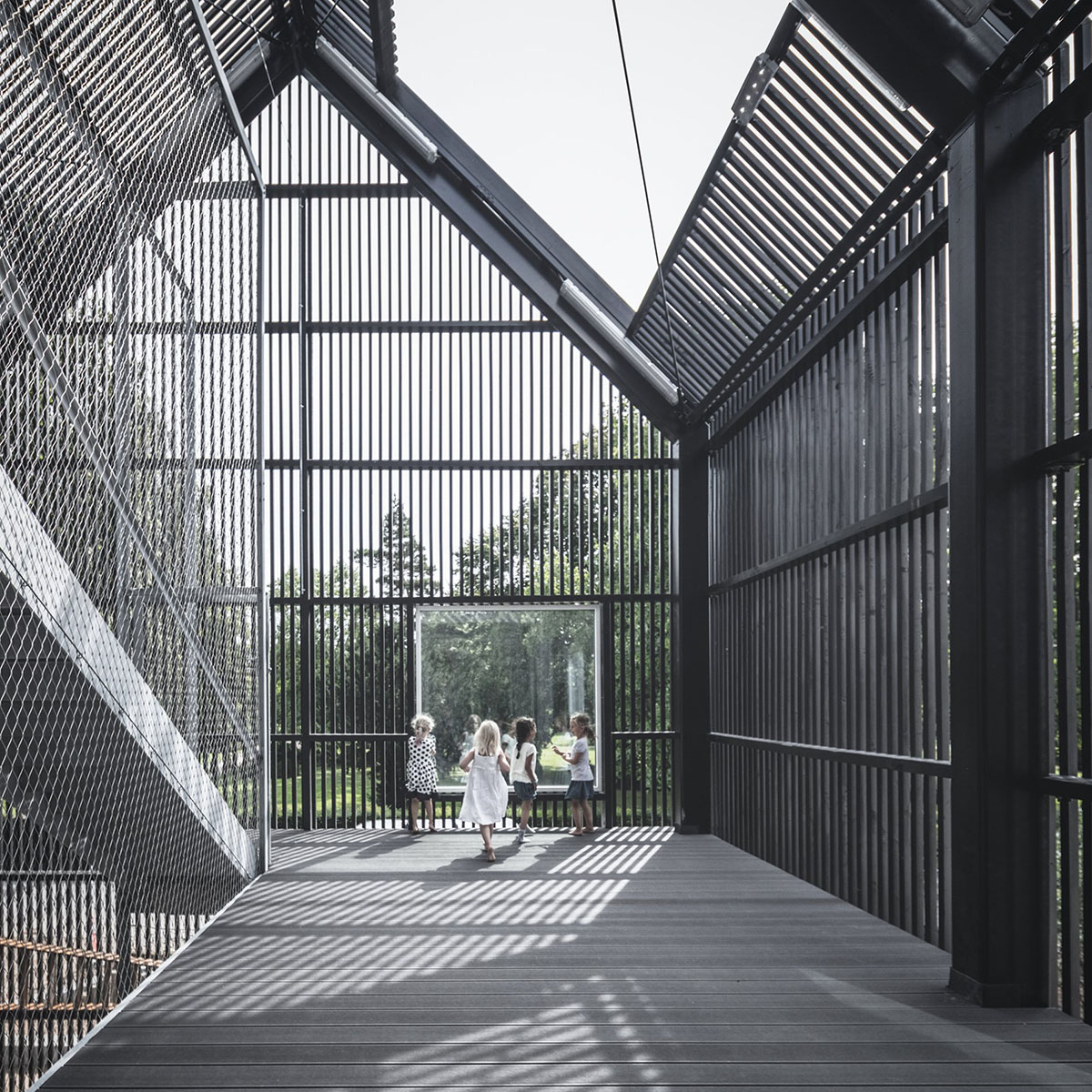 Frederiksvej Kindergarten is a warmly ’new playful village’ for children designed by COBE