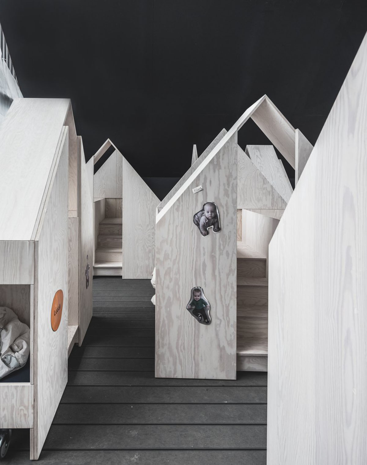 Frederiksvej Kindergarten is a warmly ’new playful village’ for children designed by COBE