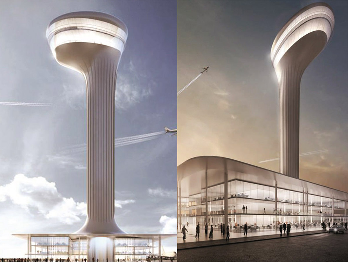 World&rsquo;s Top Designers Compete for the Airport Traffic Control Tower of the New Istanbul Airport