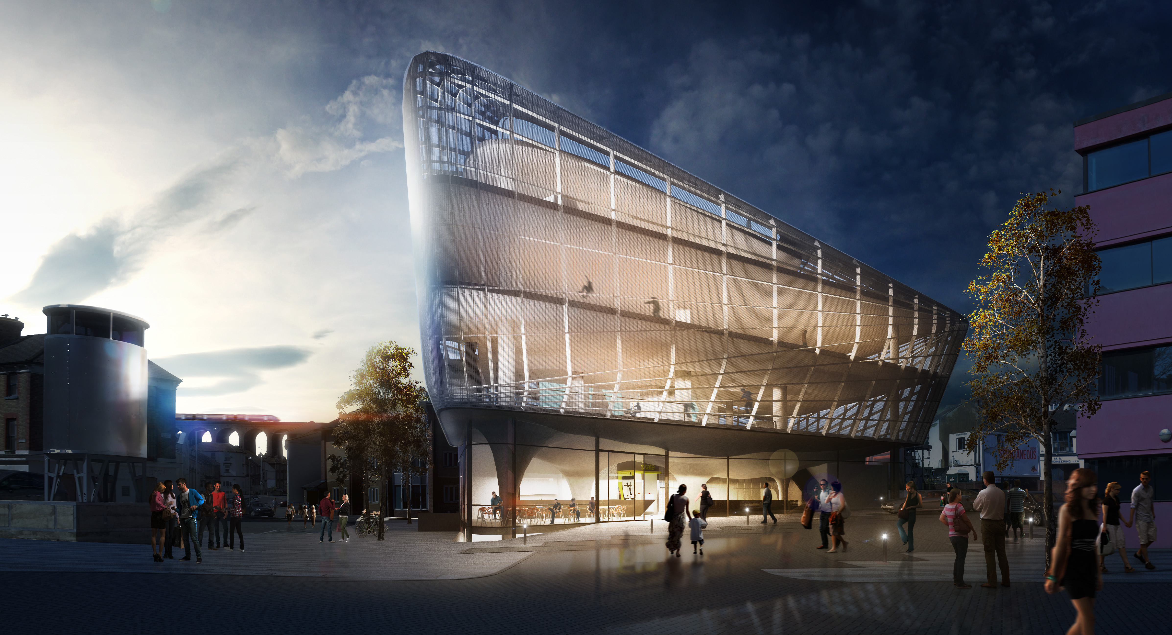 A New Sports Facility for Folkestone by Guy Hollaway Architects
