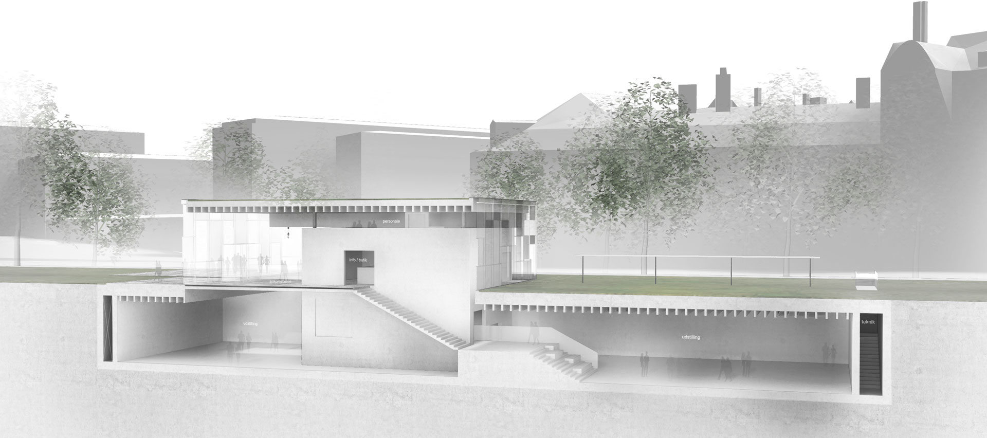 Henning Larsen Architects revealed the proposal of Museum of Danish Resistance 1940-45