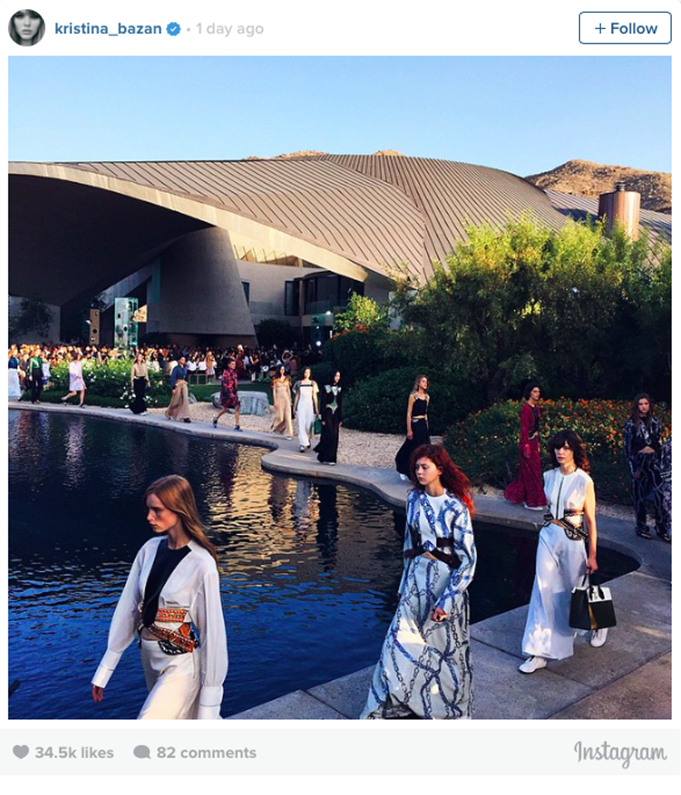 Louis Vuitton unveils its Cruise 2016 collection at iconic Bob Hope Residence