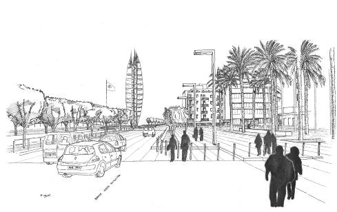 Revolution Tower,World Social Center (WSC),Tunis,Tunisia