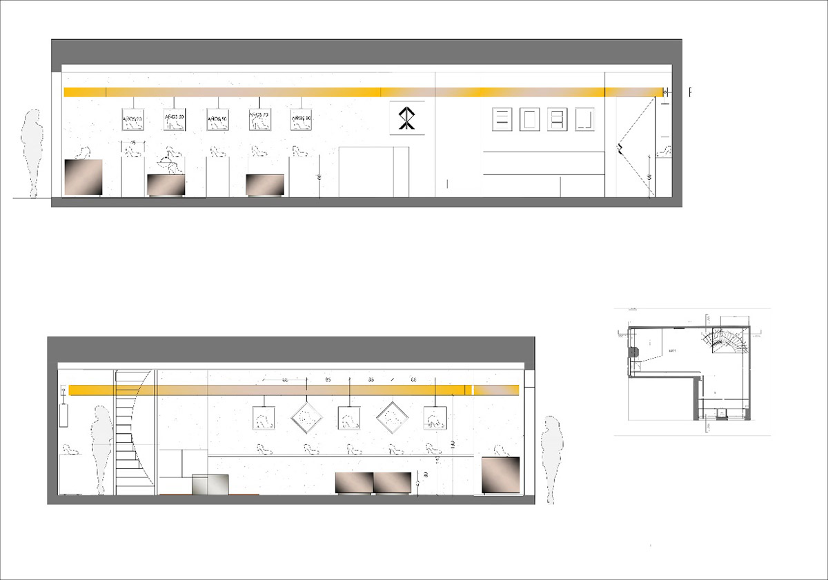 The iconic shoe shop “Ratinho” renovated by Inout Studio crystallizes objects with light materials