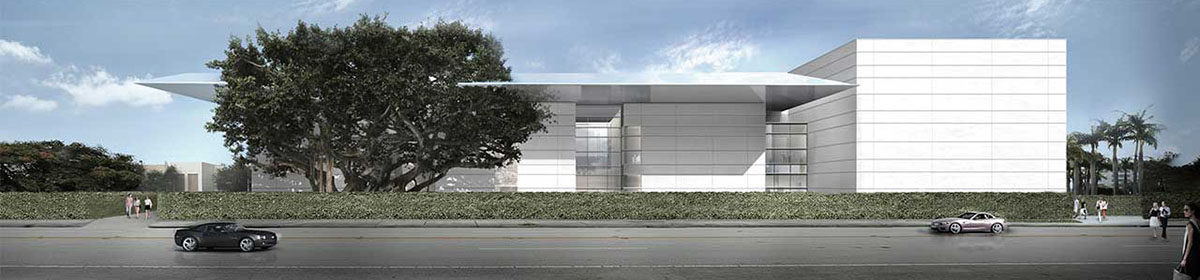 The new extension at the Norton Museum of Art, Florida breaks the ground designed by Foster+Partners