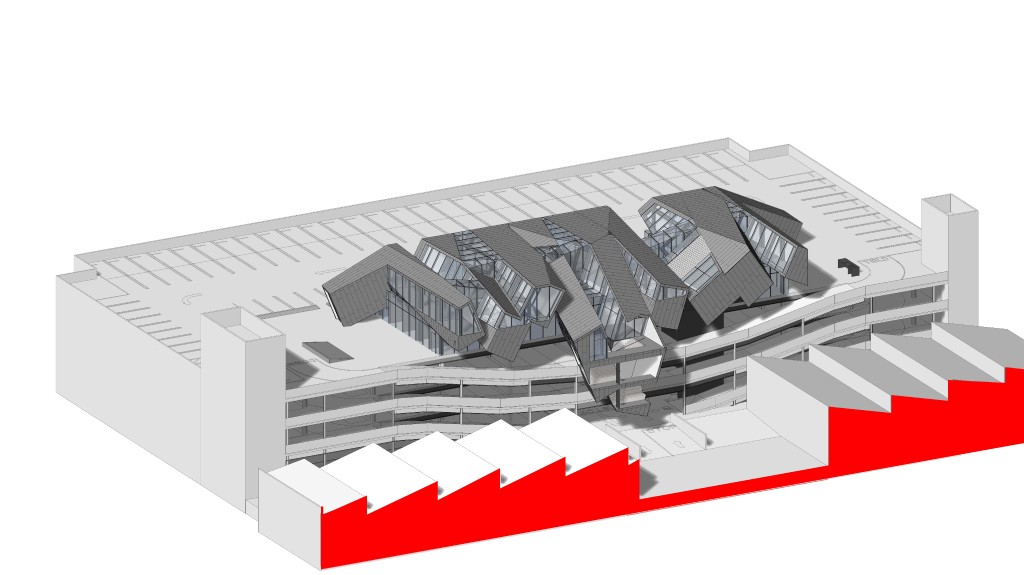Eric Owen Moss completed ’’Pterodactyl’’ office building in Culver City,California