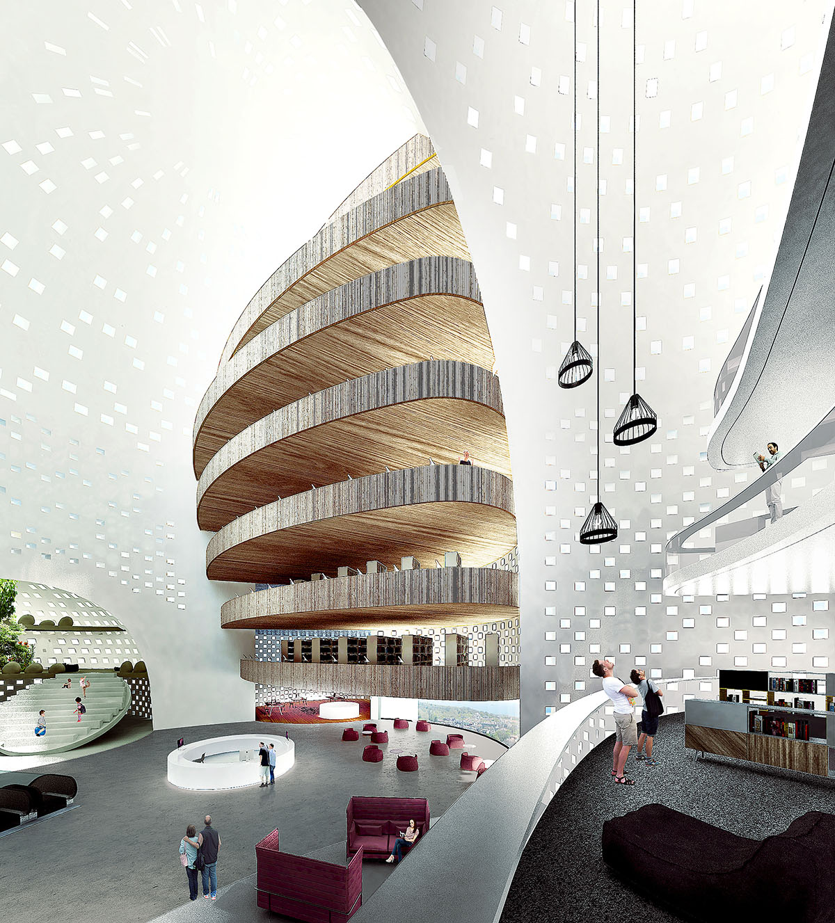 Pencho Slaveykov Public Library reflects local character of Varna designed by Chybik+Kristof AU