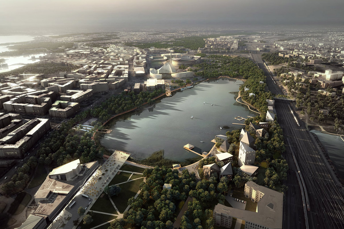 COBE unveils the design for a new citizens park in the heart of Helsinki