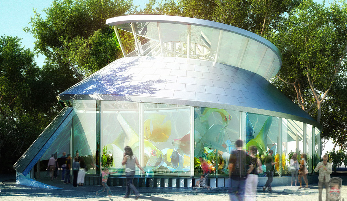 WXY designs a spiraling ecological structure that transforms art and architecture into an instrument