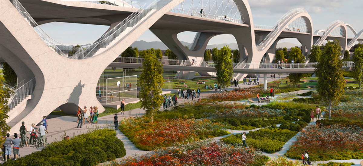 Michael Maltzan Architecture designs the giant viaduct of Los Angeles